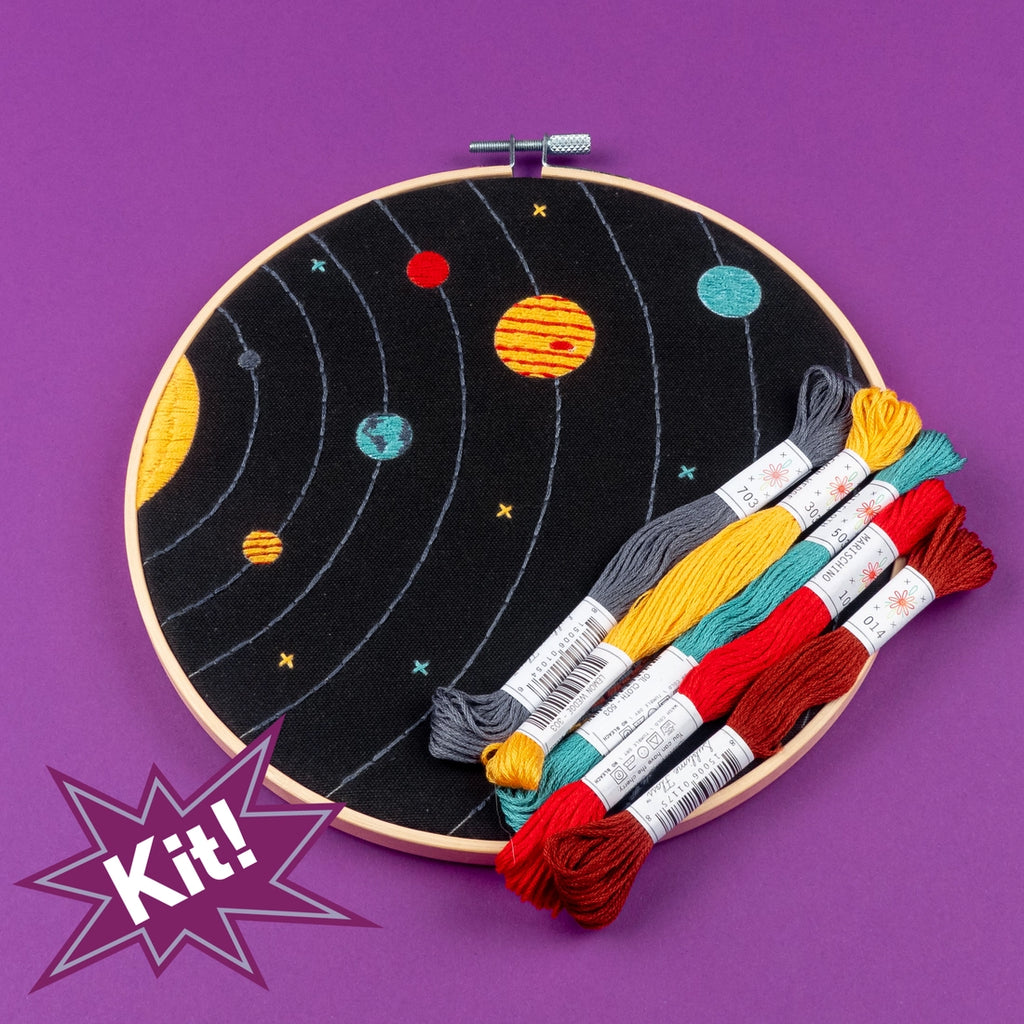 Solar System 8" Embroidery Kit - Little Wish Toys