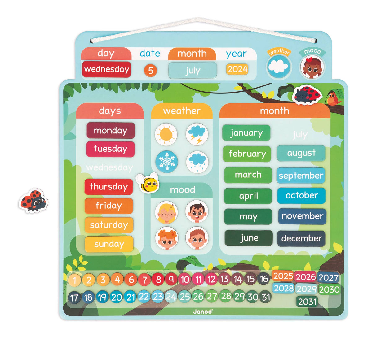 Magnetic Calendar – Little Wish Toys