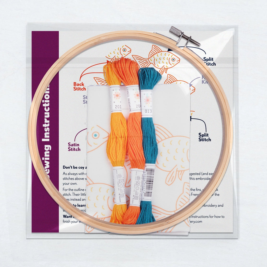 Happy Misfit 8" Embroidery Kit - Little Wish Toys