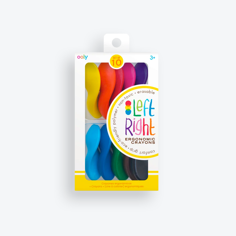 Left Right Crayons - Little Wish Toys